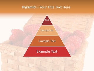 The Bast-Basket With A Raspberry Is Photographed On A White Background PowerPoint Template
