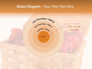 The Bast-Basket With A Raspberry Is Photographed On A White Background PowerPoint Template