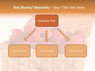 The Bast-Basket With A Raspberry Is Photographed On A White Background PowerPoint Template