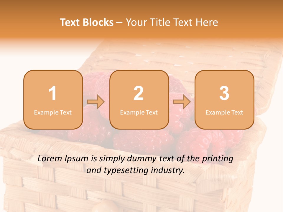 The Bast-Basket With A Raspberry Is Photographed On A White Background PowerPoint Template