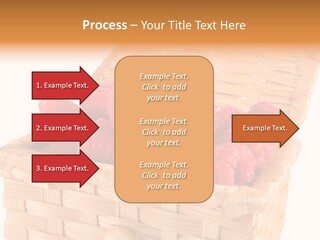 The Bast-Basket With A Raspberry Is Photographed On A White Background PowerPoint Template