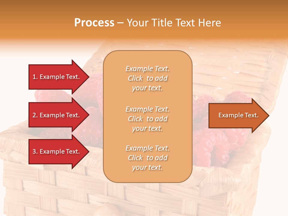 The Bast-Basket With A Raspberry Is Photographed On A White Background PowerPoint Template