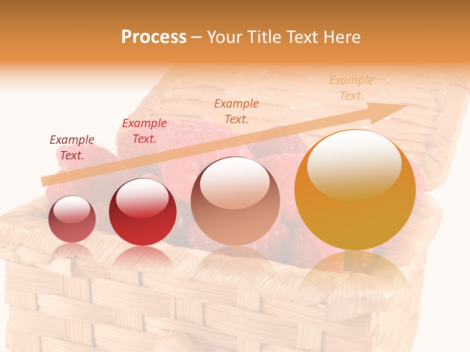 The Bast-Basket With A Raspberry Is Photographed On A White Background PowerPoint Template
