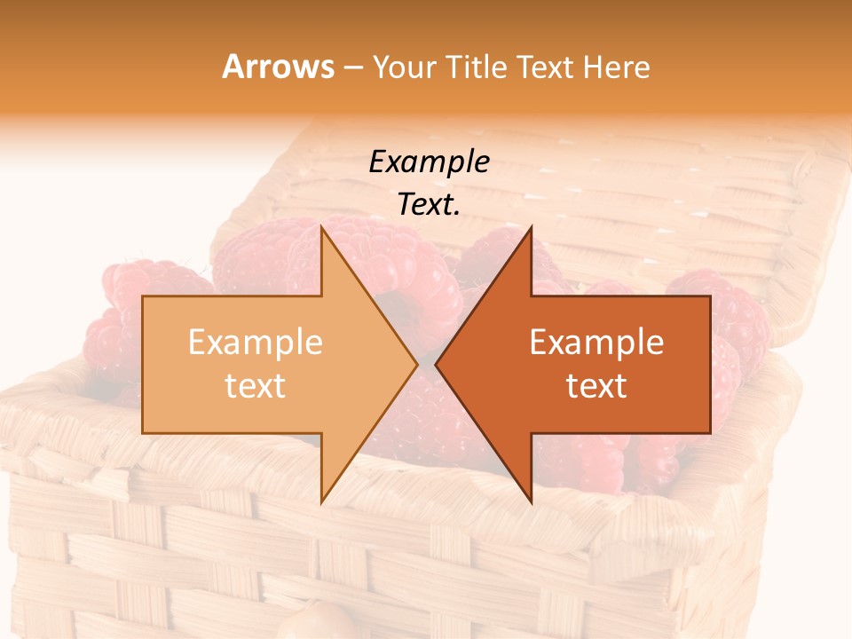 The Bast-Basket With A Raspberry Is Photographed On A White Background PowerPoint Template