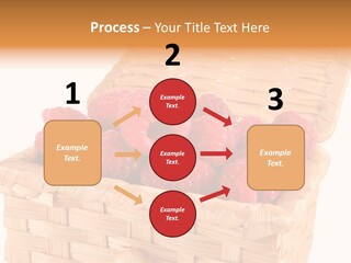 The Bast-Basket With A Raspberry Is Photographed On A White Background PowerPoint Template