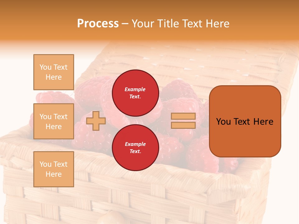 The Bast-Basket With A Raspberry Is Photographed On A White Background PowerPoint Template