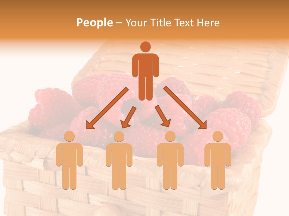 The Bast-Basket With A Raspberry Is Photographed On A White Background PowerPoint Template