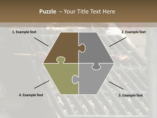 Souvlaki Grilling Outdoors PowerPoint Template