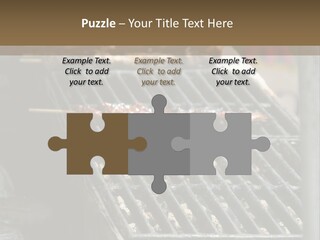 Souvlaki Grilling Outdoors PowerPoint Template