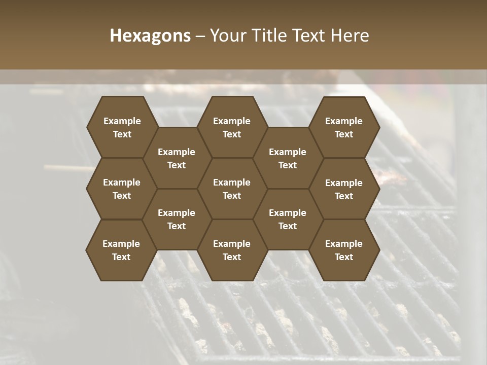 Souvlaki Grilling Outdoors PowerPoint Template