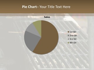 Souvlaki Grilling Outdoors PowerPoint Template