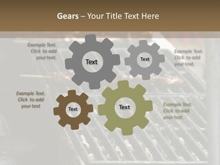 Souvlaki Grilling Outdoors PowerPoint Template