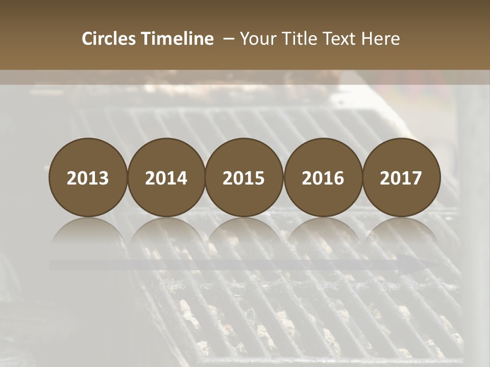 Souvlaki Grilling Outdoors PowerPoint Template