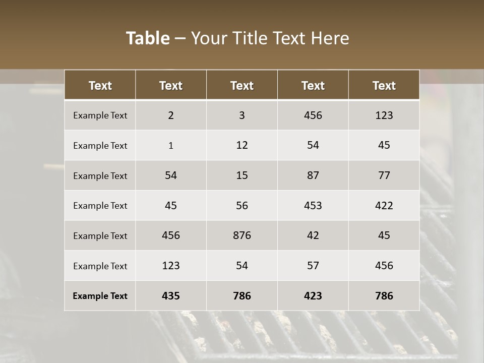 Souvlaki Grilling Outdoors PowerPoint Template