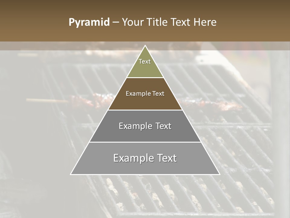 Souvlaki Grilling Outdoors PowerPoint Template