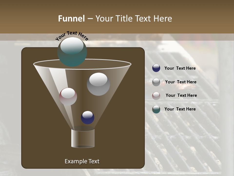 Souvlaki Grilling Outdoors PowerPoint Template