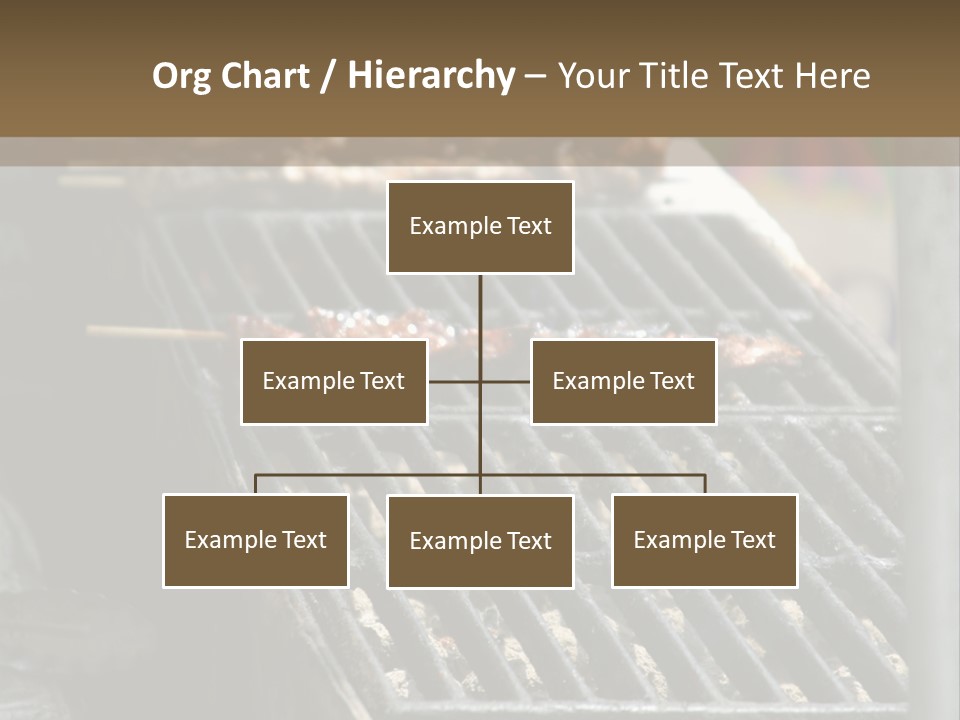 Souvlaki Grilling Outdoors PowerPoint Template