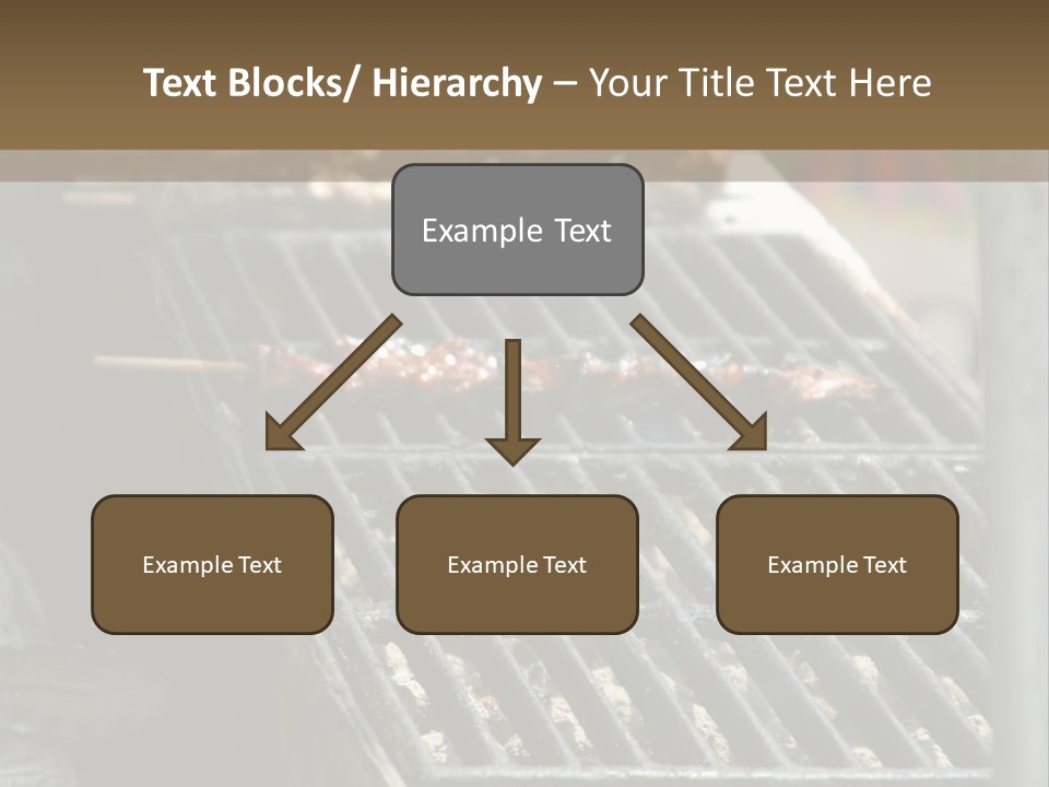 Souvlaki Grilling Outdoors PowerPoint Template