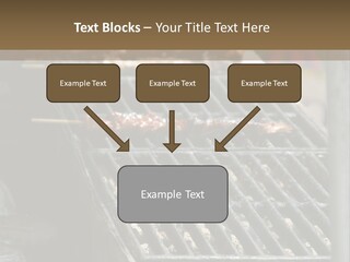 Souvlaki Grilling Outdoors PowerPoint Template