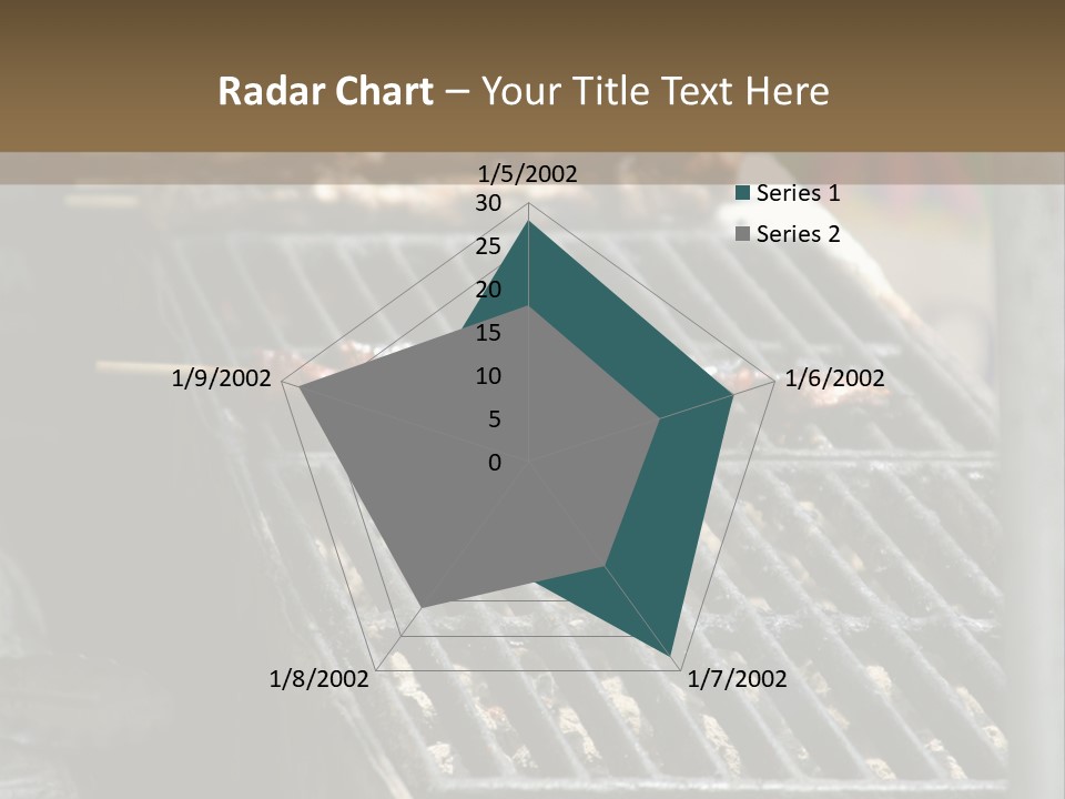 Souvlaki Grilling Outdoors PowerPoint Template