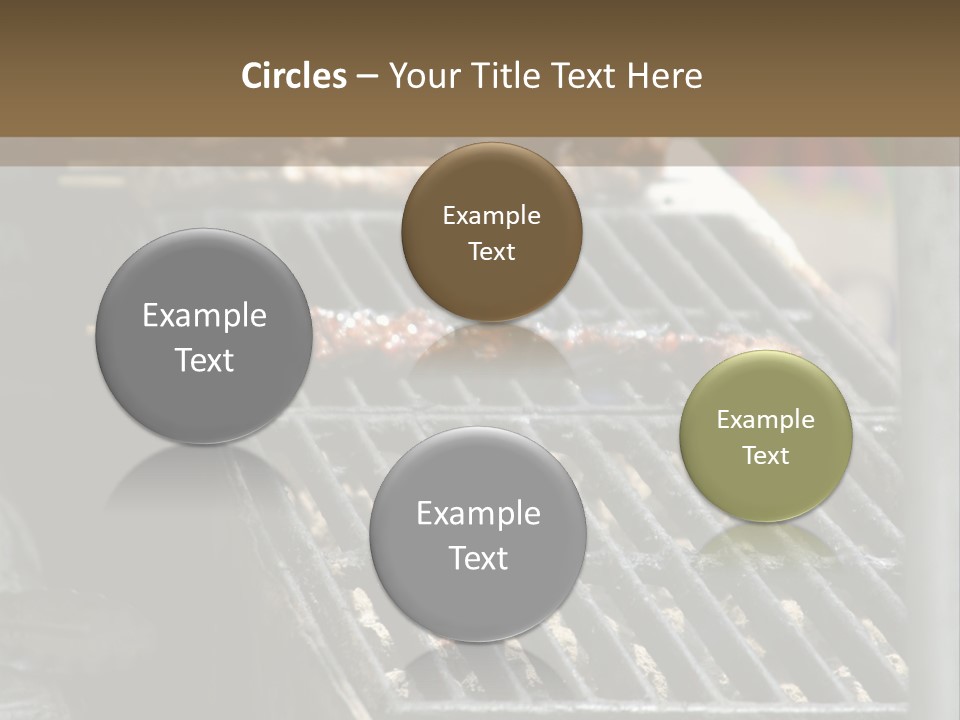 Souvlaki Grilling Outdoors PowerPoint Template