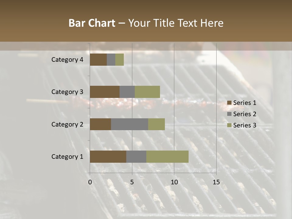 Souvlaki Grilling Outdoors PowerPoint Template