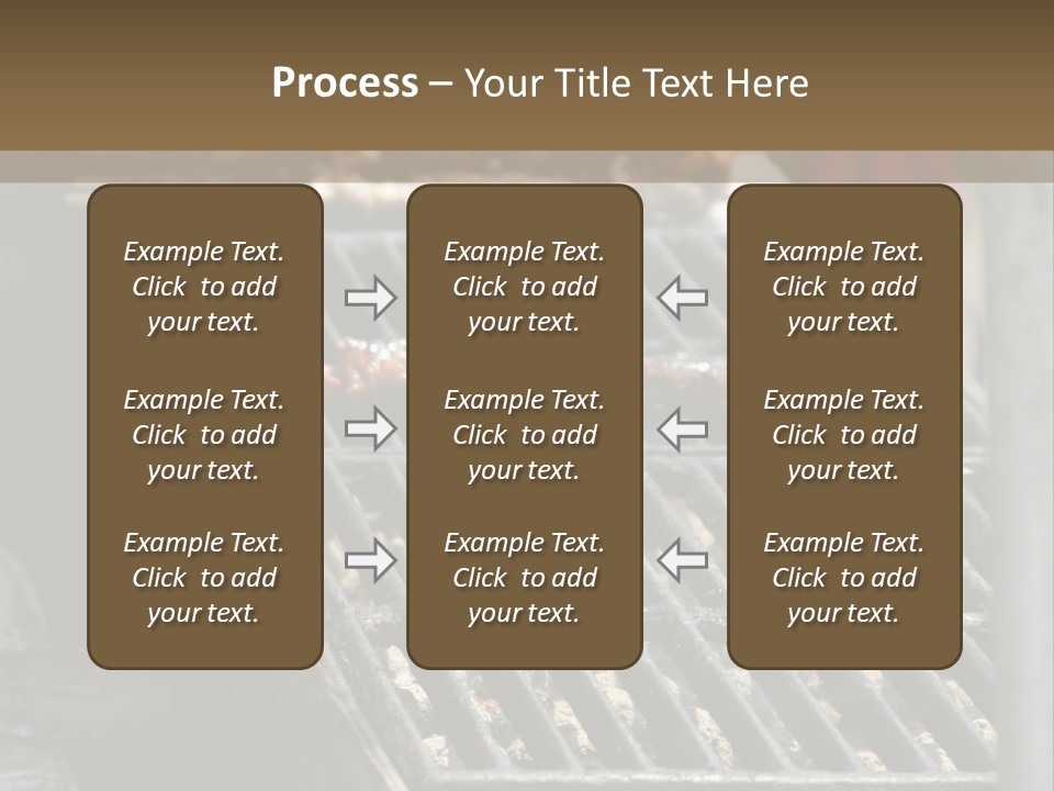 Souvlaki Grilling Outdoors PowerPoint Template
