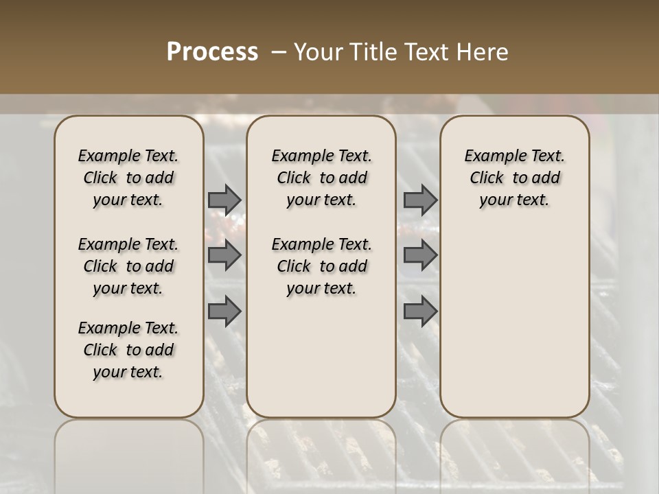 Souvlaki Grilling Outdoors PowerPoint Template