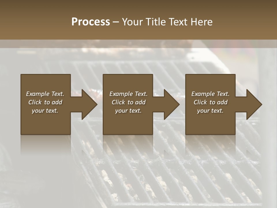 Souvlaki Grilling Outdoors PowerPoint Template