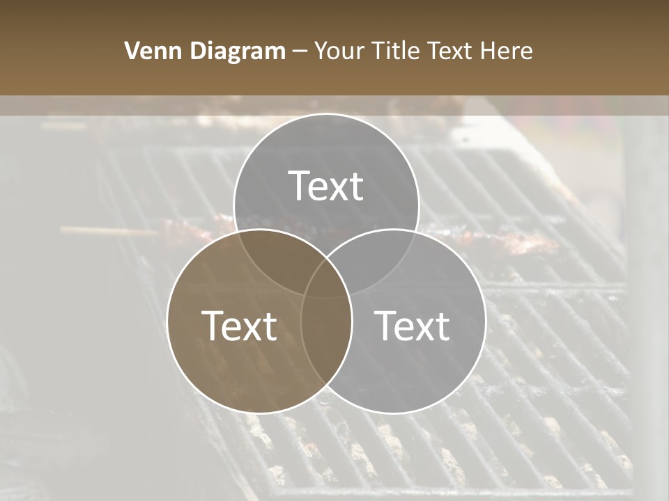 Souvlaki Grilling Outdoors PowerPoint Template