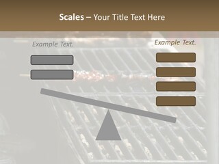 Souvlaki Grilling Outdoors PowerPoint Template