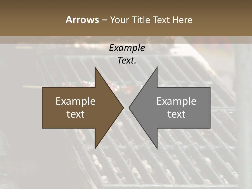 Souvlaki Grilling Outdoors PowerPoint Template