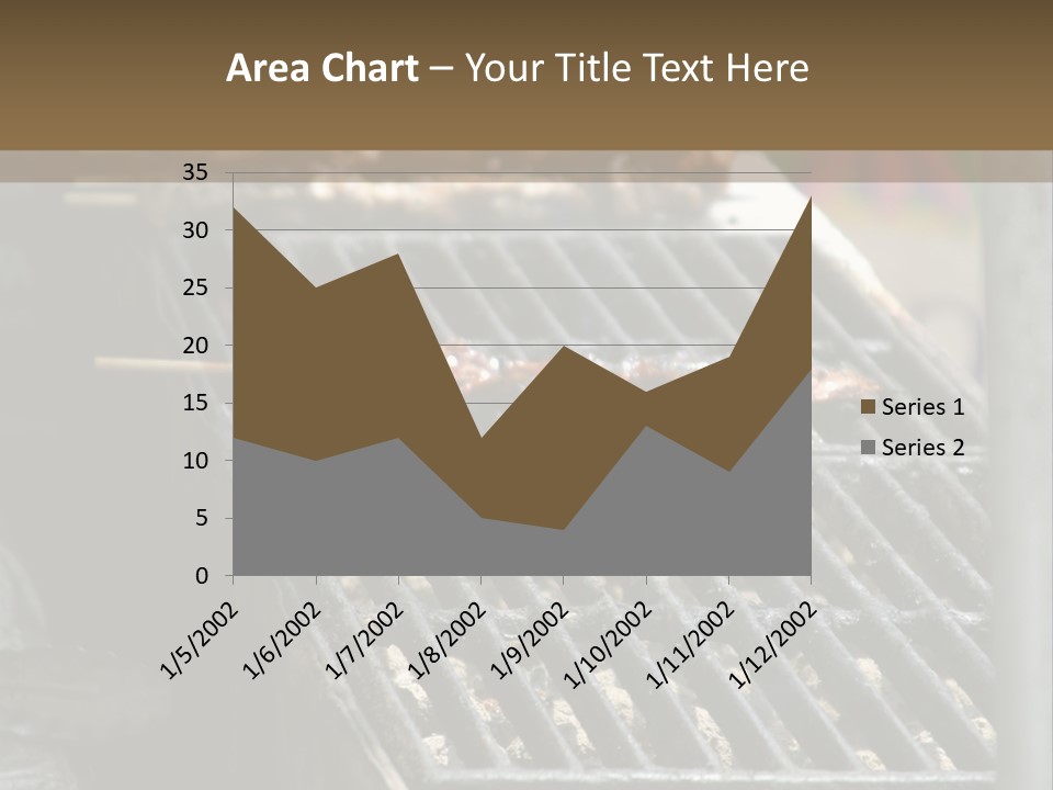 Souvlaki Grilling Outdoors PowerPoint Template