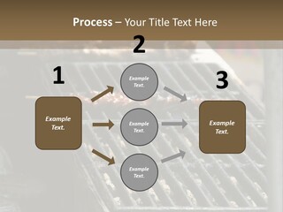 Souvlaki Grilling Outdoors PowerPoint Template