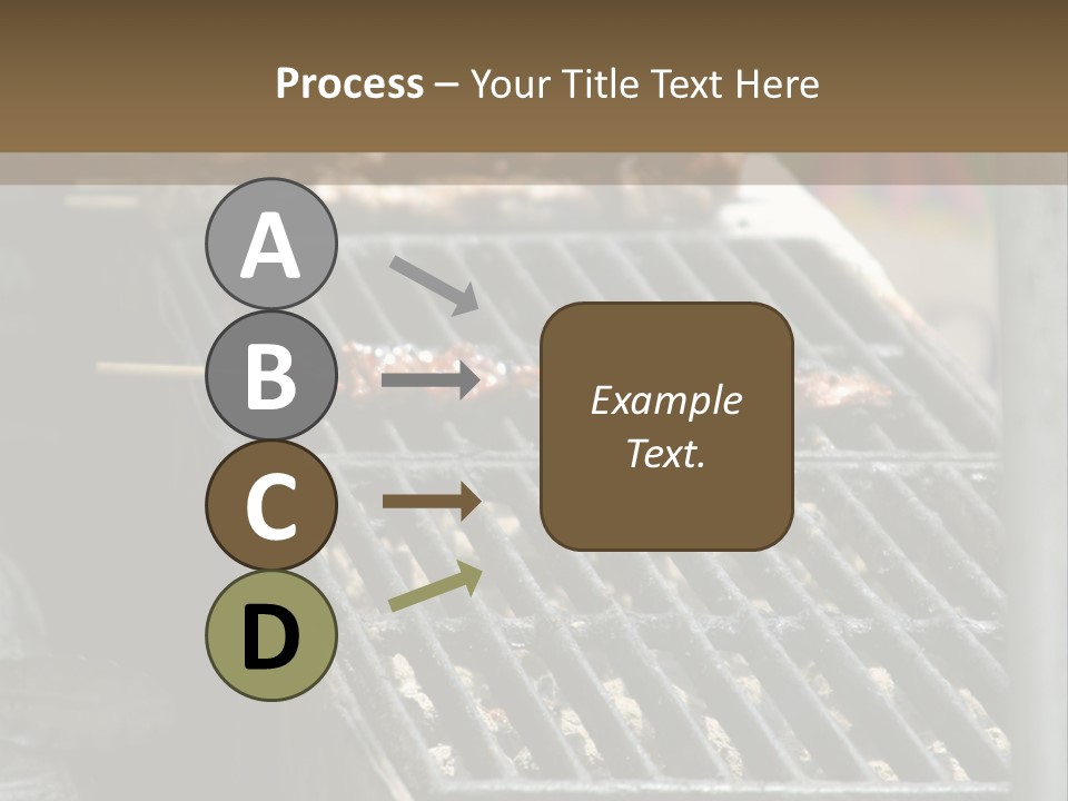 Souvlaki Grilling Outdoors PowerPoint Template