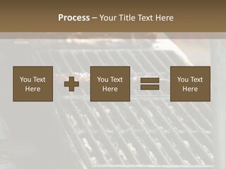 Souvlaki Grilling Outdoors PowerPoint Template