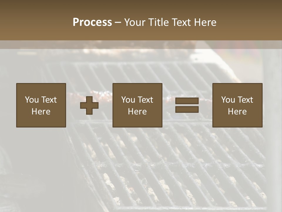 Souvlaki Grilling Outdoors PowerPoint Template