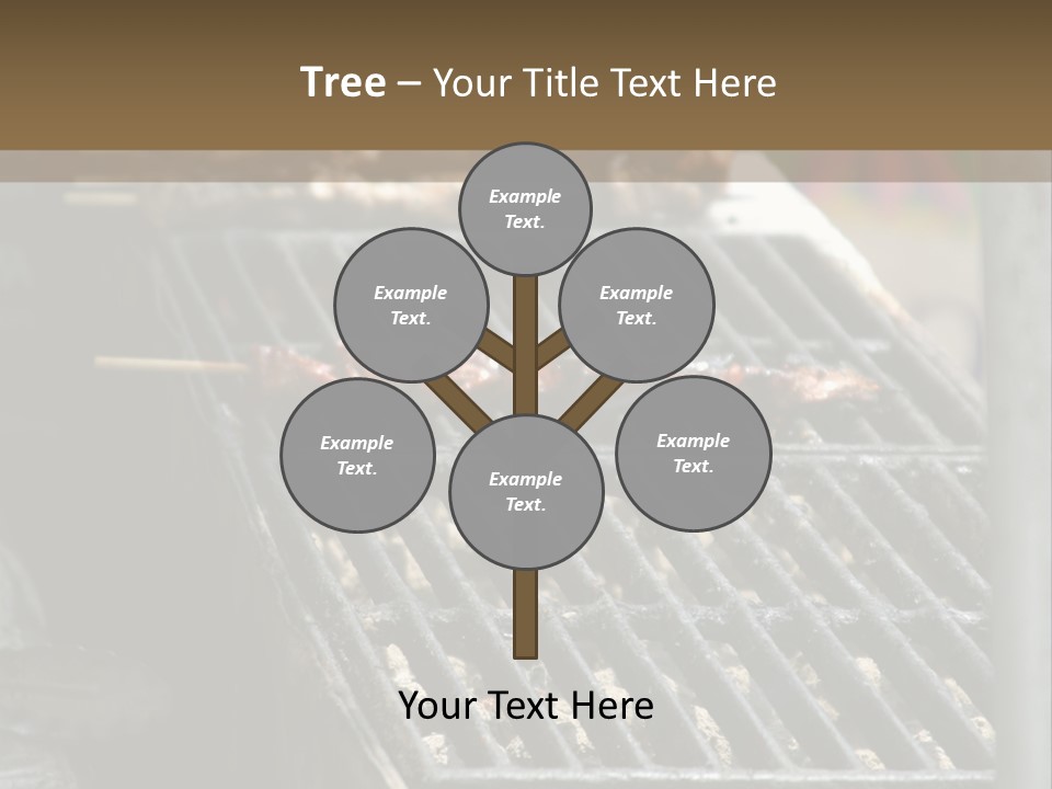 Souvlaki Grilling Outdoors PowerPoint Template