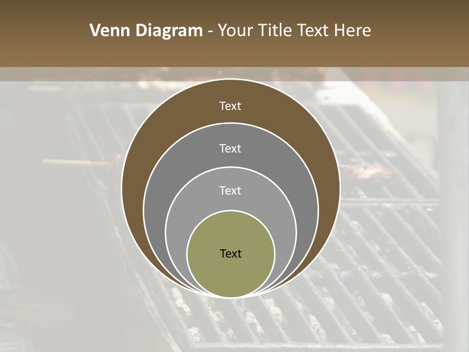Souvlaki Grilling Outdoors PowerPoint Template