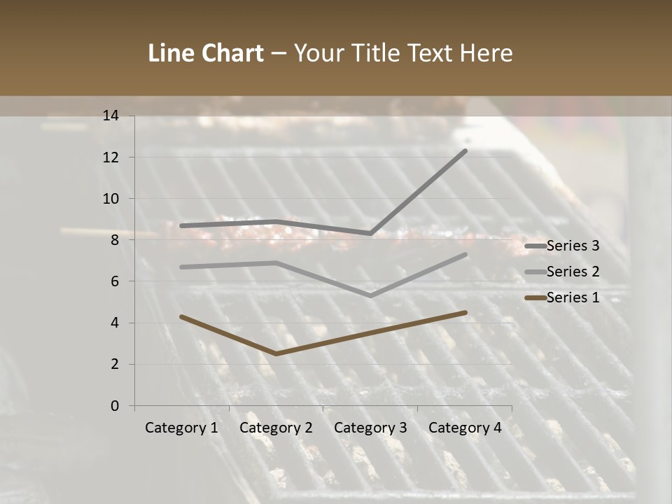 Souvlaki Grilling Outdoors PowerPoint Template