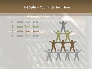 Souvlaki Grilling Outdoors PowerPoint Template