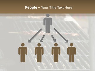 Souvlaki Grilling Outdoors PowerPoint Template