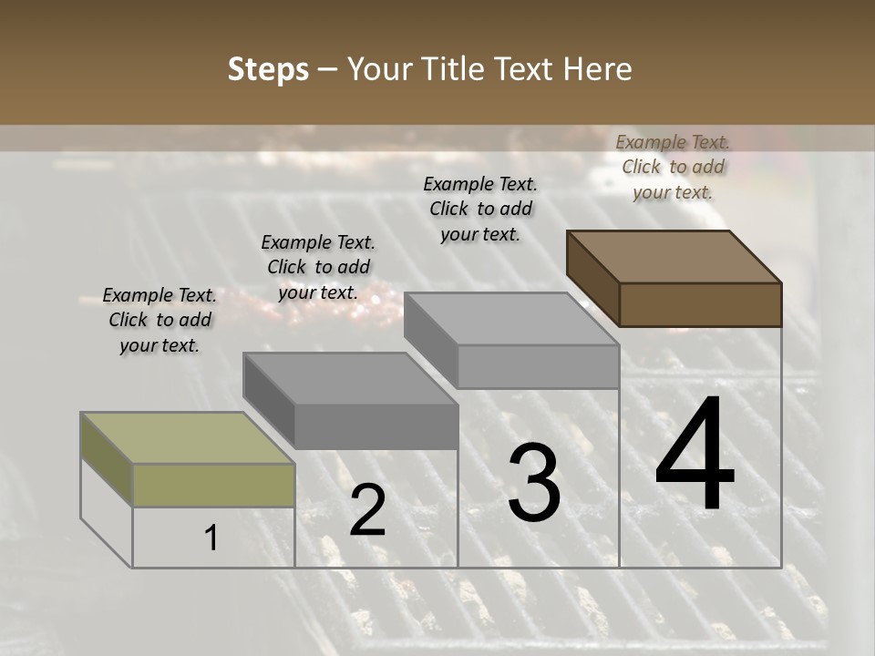 Souvlaki Grilling Outdoors PowerPoint Template