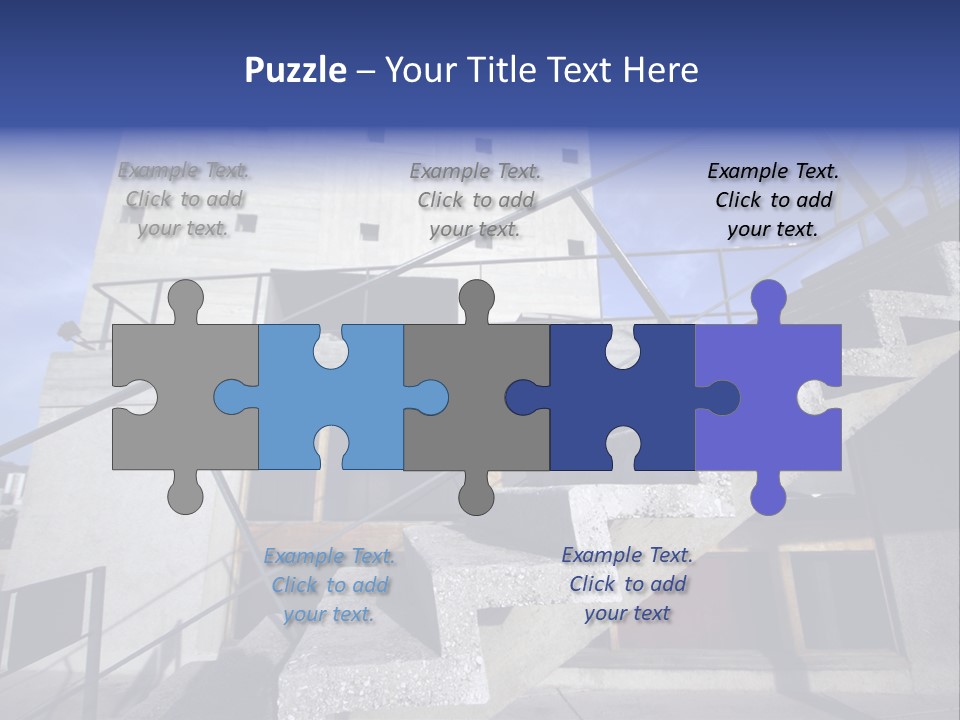 A View On The Large Open Roof Of The La Corbusier Apartment Building In Marseille PowerPoint Template
