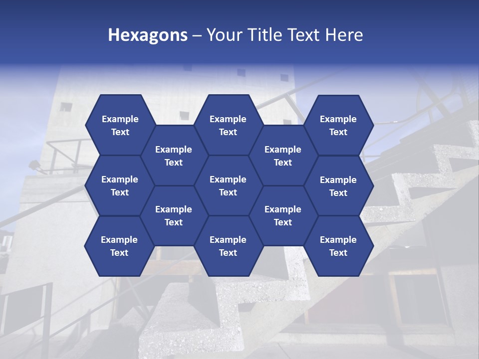 A View On The Large Open Roof Of The La Corbusier Apartment Building In Marseille PowerPoint Template