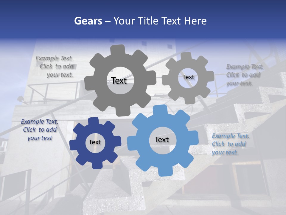 A View On The Large Open Roof Of The La Corbusier Apartment Building In Marseille PowerPoint Template