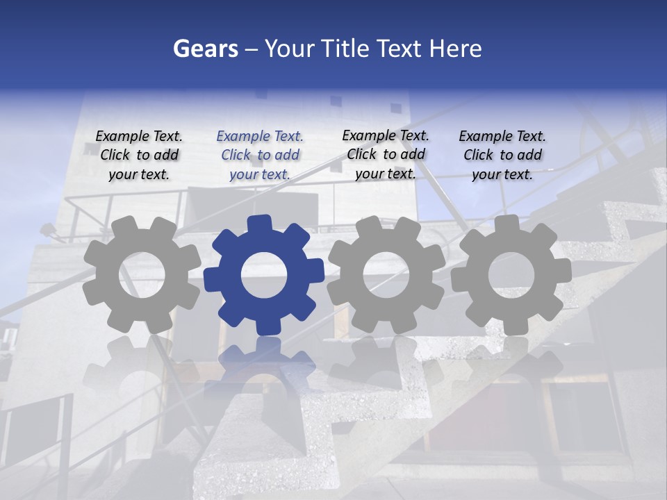 A View On The Large Open Roof Of The La Corbusier Apartment Building In Marseille PowerPoint Template