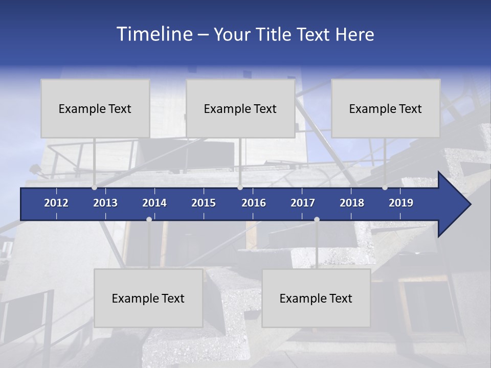 A View On The Large Open Roof Of The La Corbusier Apartment Building In Marseille PowerPoint Template