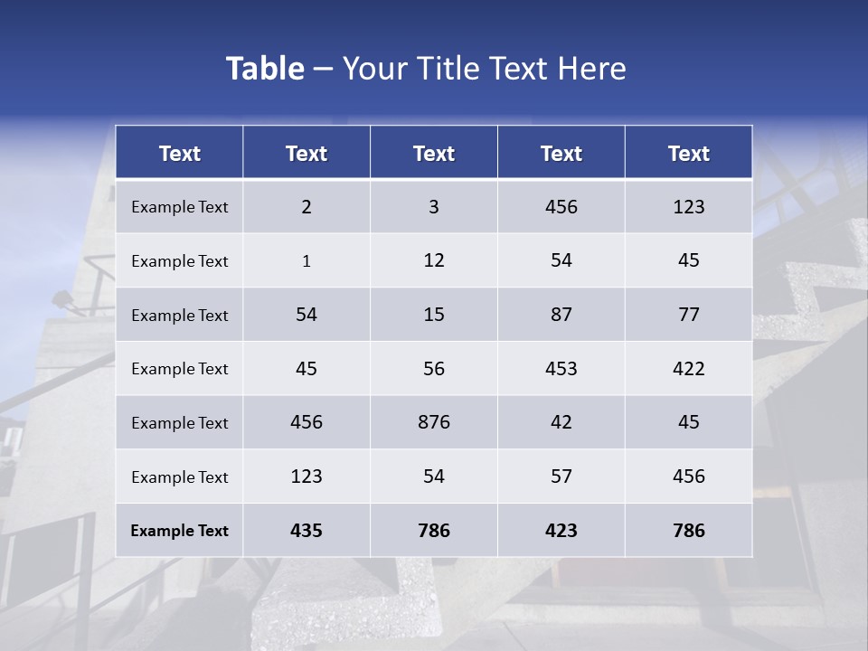 A View On The Large Open Roof Of The La Corbusier Apartment Building In Marseille PowerPoint Template