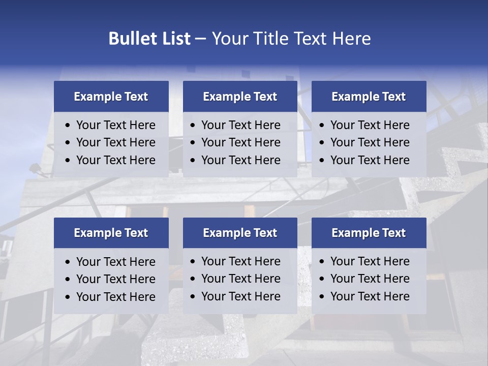 A View On The Large Open Roof Of The La Corbusier Apartment Building In Marseille PowerPoint Template